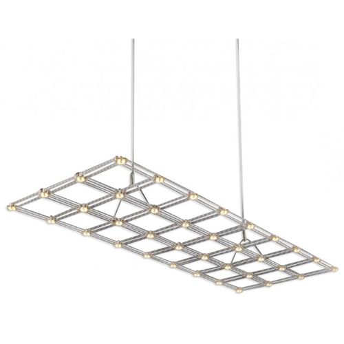 Lampadario contemporaneo - IQ2186 GRID - Alan Mizrahi Lighting - in metallo / geometrico / 1 livello