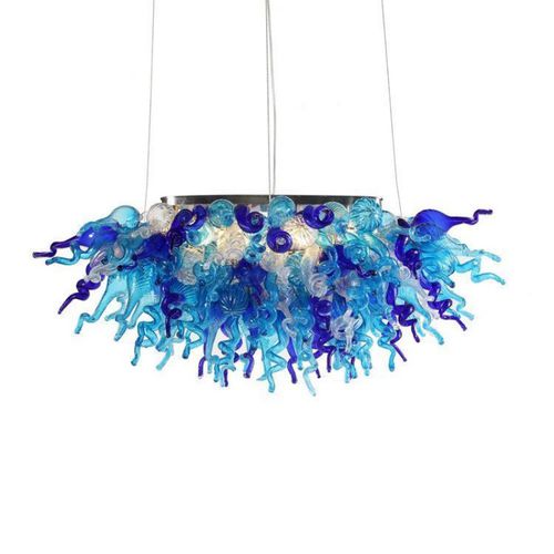 Lampadario design originale - AM2238 ANGEL SYSTEM - Alan Mizrahi Lighting - in vetro di Murano / in metallo / da 11 lampadine