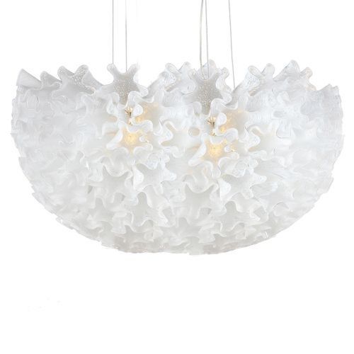 Lampadario contemporaneo - AM2239 DAHLIA - Alan Mizrahi Lighting - in vetro di Murano / in metallo / da 8 lampadine