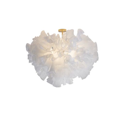 Lampadario contemporaneo - IQ2059 EVE RIBBON - Alan Mizrahi Lighting - in vetro / in metallo / con 1 punto luce