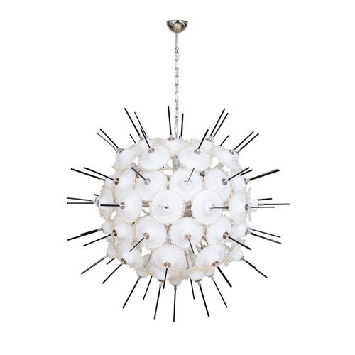 Lampadario contemporaneo - IQ8349 ITALIAN SPUTNIK - Alan Mizrahi Lighting - in vetro di Murano / in metallo / in oro