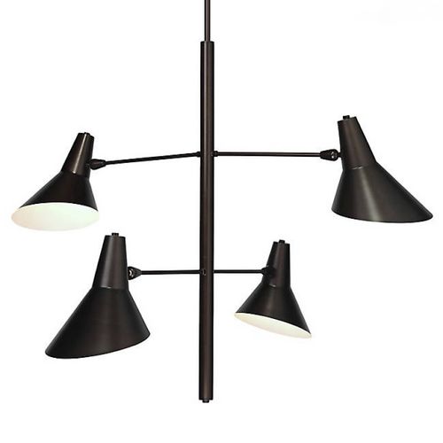 Lampadario vintage - IQ2153 FRANCO - Alan Mizrahi Lighting - in metallo / contract / a candelabro