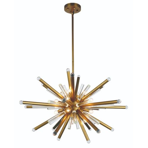Lampadario contemporaneo - IQ2163 SPUTNIK GLAM - Alan Mizrahi Lighting - in cristallo / in metallo / contract