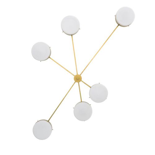 Lampadario vintage - IQ8366 CELESTE - Alan Mizrahi Lighting - in vetro / in metallo / contract