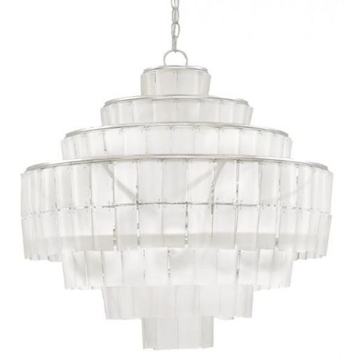 Lampadario stile veneziano - WM2084 SOMMELIER BLANC - Alan Mizrahi Lighting - in ferro modellato / in vetro / da 6 lampadine