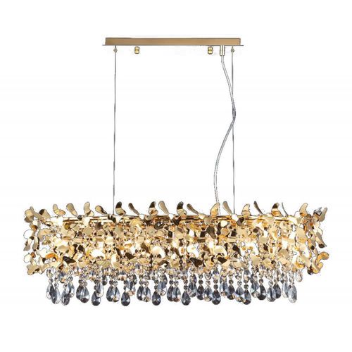 Lampadario Art Deco - IQ2359 AVALON CRYSTAL - Alan Mizrahi Lighting - in vetro