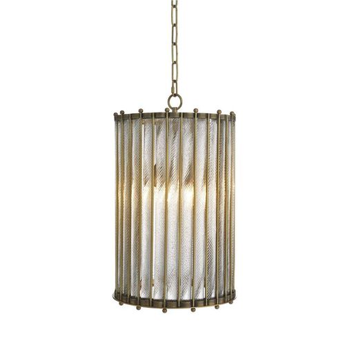 Lampadario Art Deco - IQ8024 TIZIANO LANTERN - Alan Mizrahi Lighting - in vetro