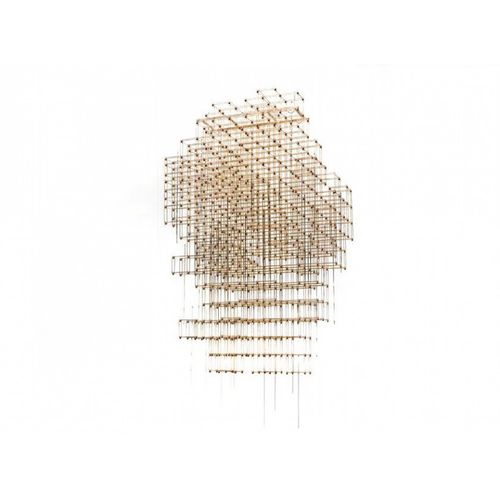 Lampadario design originale - MN2102 QUASAR - Alan Mizrahi Lighting - in metallo / in vetro / geometrico