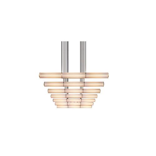Lampadario contemporaneo - SJ2127 ROKUA - Alan Mizrahi Lighting - in vetro / in ottone / 1 livello