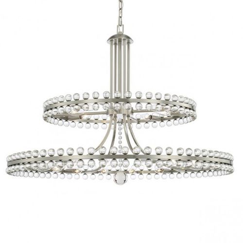 Lampadario contemporaneo - SJ2042 CLOVER - Alan Mizrahi Lighting - in vetro / in acciaio / contract