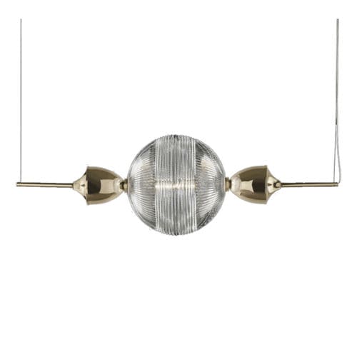 Lampada a sospensione - IQ8437 FRIDA - Alan Mizrahi Lighting - in metallo / in cristallo / contemporanea