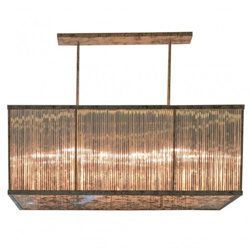 Lampadario contemporaneo - WM526 PALISSY - Alan Mizrahi Lighting - in vetro / in acciaio / da 8 lampadine