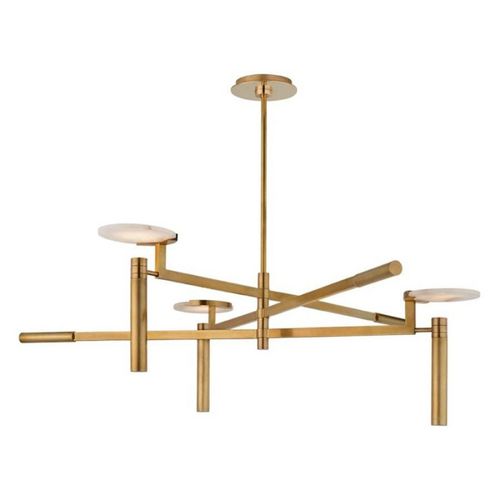 Lampadario contemporaneo - SJ2058 KELLY FLOATING - Alan Mizrahi Lighting - in vetro / in metallo / a candelabro