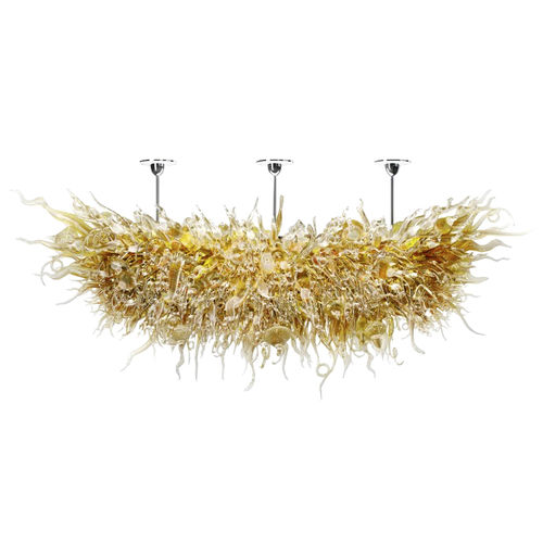 Lampadario design originale - DV8868 GIARDINO - Alan Mizrahi Lighting - in vetro / in cromo / contract