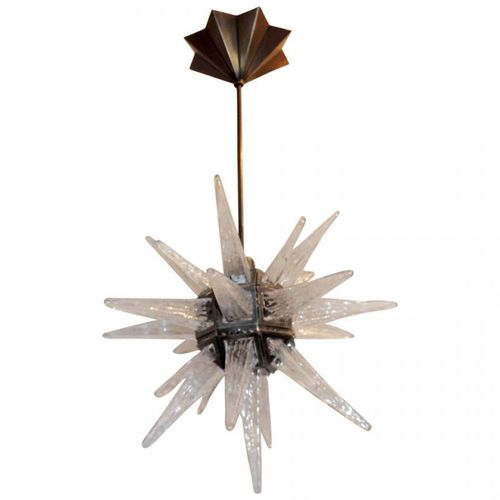 Lampadario design originale - WM2108 WONDERFUL STAR - Alan Mizrahi Lighting - in vetro / in ottone / in bronzo
