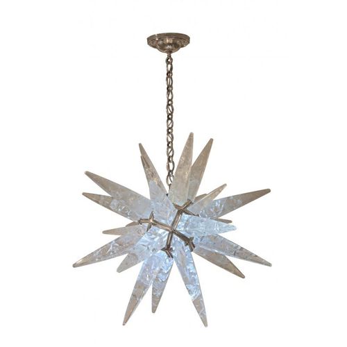 Lampadario design originale - QZ108 VENUS STAR ROCK - Alan Mizrahi Lighting - in cristallo / in bronzo / contract