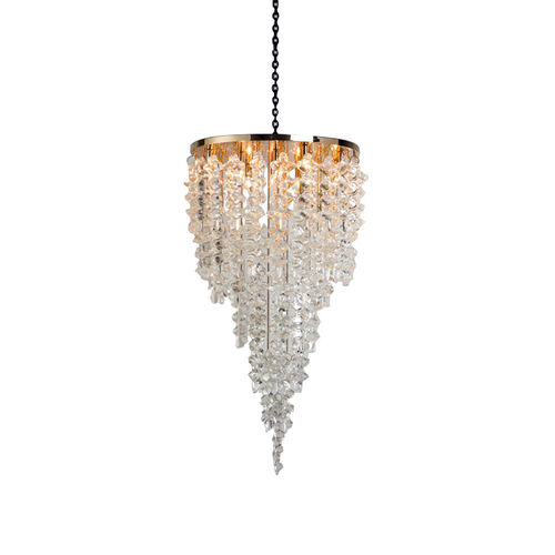 Lampadario stile veneziano - WM2122 BRUTALE - Alan Mizrahi Lighting - in vetro / contract / a cascata
