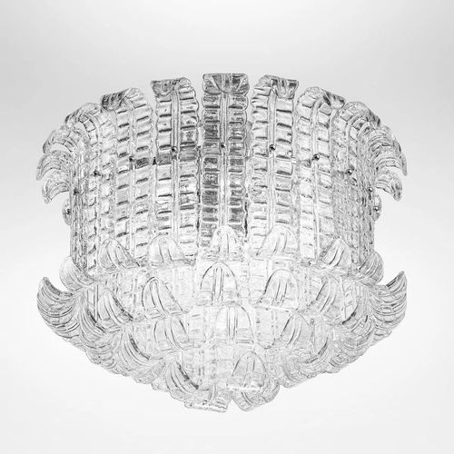 Plafoniera contemporanea - IQ3418 MAIDA  - Alan Mizrahi Lighting - rotonda / in vetro di Murano / LED