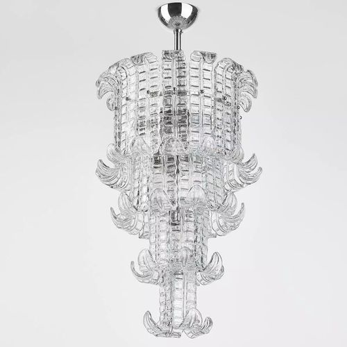 Lampadario contemporaneo - IQ3420 MAIDA  - Alan Mizrahi Lighting - in vetro di Murano / da 13 lampadine / a cascata