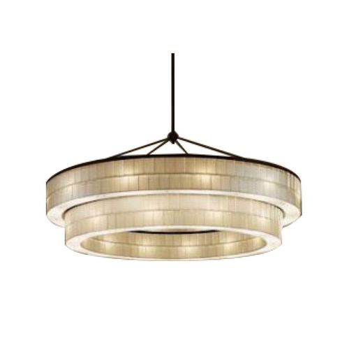 Lampadario contemporaneo - AM9022 DANIEL  - Alan Mizrahi Lighting - in nichel / in acciaio inossidabile / in vetro
