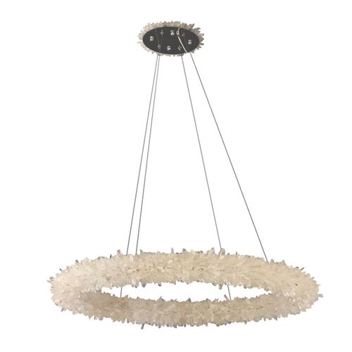 Lampadario contemporaneo - AM084A CESAR - Alan Mizrahi Lighting - in nichel / in cristallo / contract