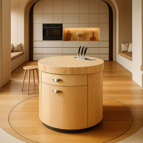 Elemento da cucina autoportante - BILRON - Chabret - a libera installazione / ad isola / ceppo