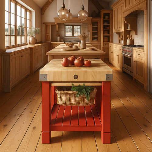 Elemento da cucina a libera installazione - CHAMPÊTRE - Chabret - ad isola / ceppo / con cassetti