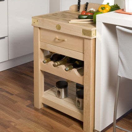 Elemento da cucina a libera installazione - Le Billot &OElig;nologie - Chabret - ad isola / ceppo / con cassetti