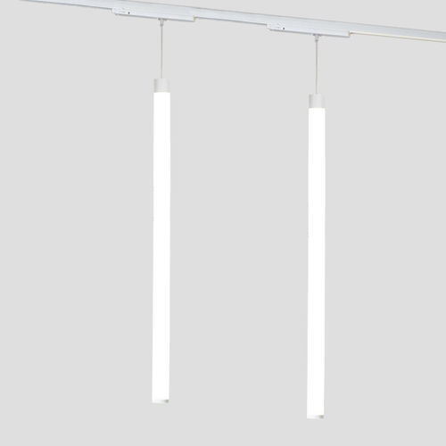 Faretti a binario in policarbonato - IRIS VERTICAL 230V TRACK - Brilumen - LED / cilindrico / in alluminio