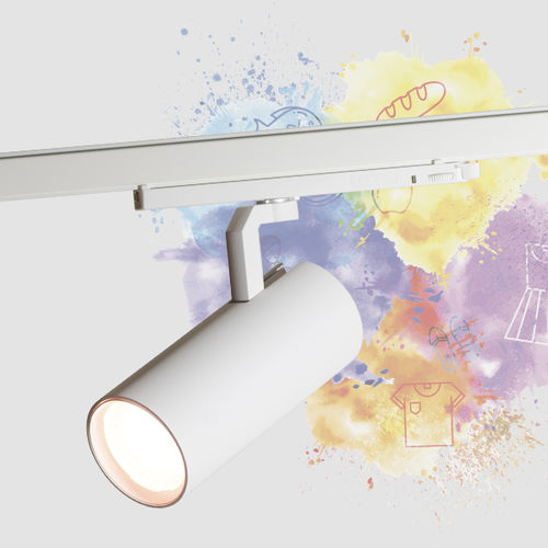 Faretti a binario LED - SPAR TECHNICAL 23W - Brilumen - tondo / in alluminio / per museo