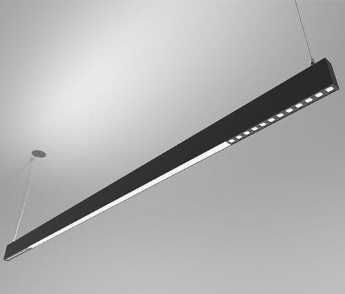 Luce a sospensione - ORIS SLIM PRO COMBI DIRECT/INDIRECT LIGHT OPAL+LOW GLARE - Brilumen - LED / lineare / IP40