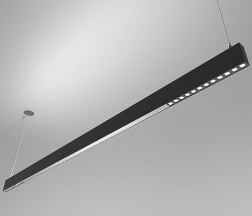 Luce a sospensione - ORIS SLIM PRO COMBI D/I MICROPRISMATIC+LOW GLARE - Brilumen - LED / lineare / IP40