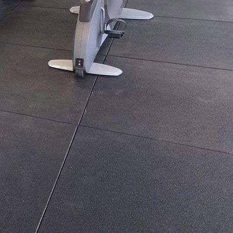 Pavimentazione sportiva da interno - BEFIT PRO - Beka Sport - in gomma / in gomma riciclata / in gomma nera