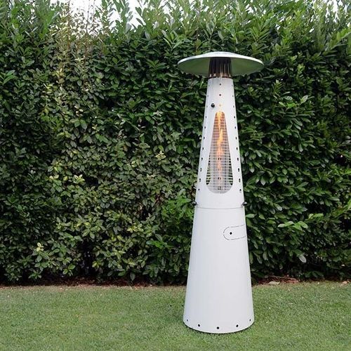 Riscaldamento a infrarossi per cortile da pavimento - Hugfire - Focotto srl - a gas / con rotelle / verticale
