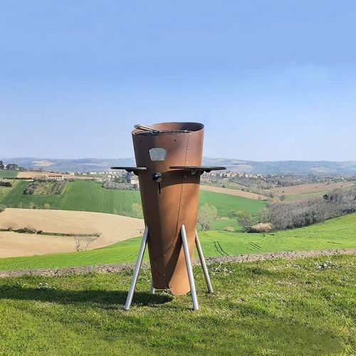 Barbecue a carbonella - ConoGrill - Focotto srl - a legna / da terra / in acciaio inossidabile
