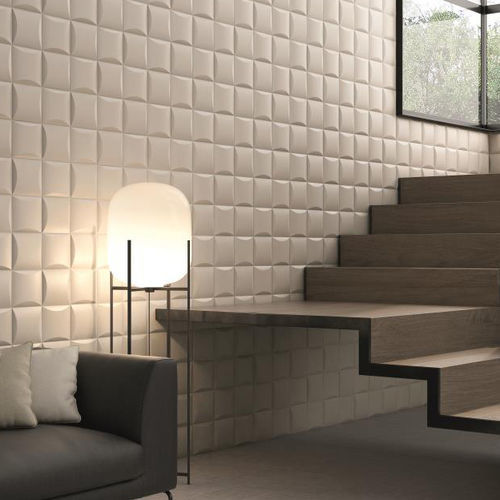 Mosaico in ceramica - BENT - DECUS CERAMICA - lucido / 3D / da interno