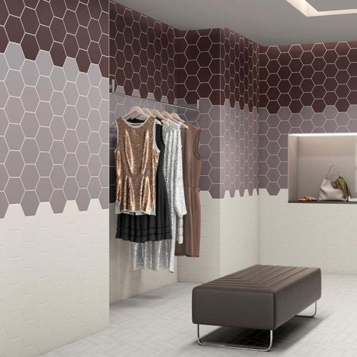 Mosaico in ceramica - LISO - DECUS CERAMICA - opaco / da interno / da bagno
