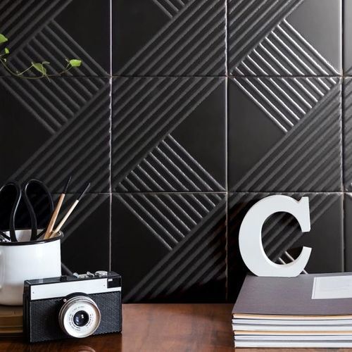 Mosaico in ceramica - LINES - DECUS CERAMICA - lucido / 3D / da interno