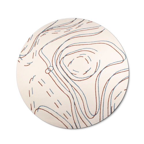 Tappeto contemporaneo - ALLEN - Essential Home - a motivi / in fibre sintetiche / in Tencel®