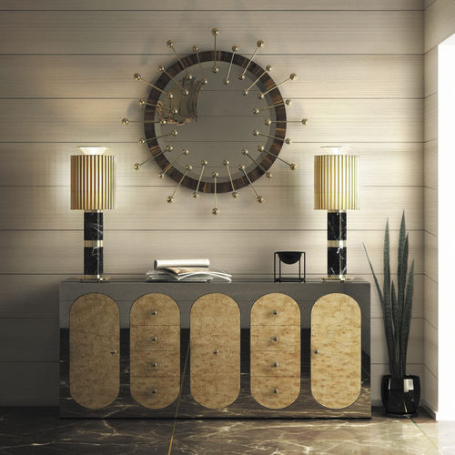 Specchio da bagno a muro - QUANTUM - Essential Home - sospeso / moderno / rotondo