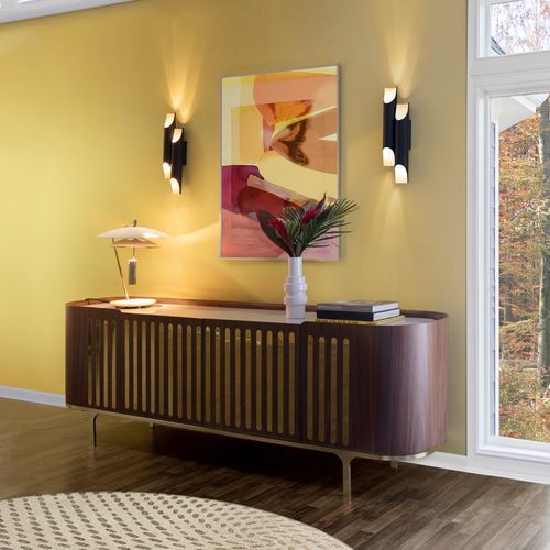 Credenza moderna - ANTHONY - Essential Home - in ottone lucidato / in noce / in rovere