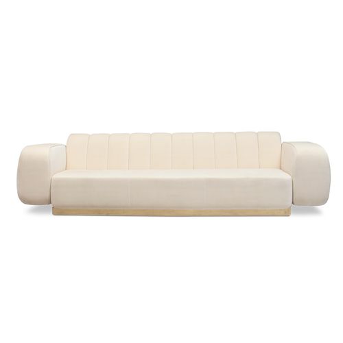 Divano contemporaneo - NOVAK - Essential Home - in pelle / con braccioli / imbottito