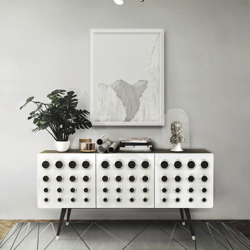 Tappeto contemporaneo - HITCHCOCK - Essential Home - geometrico / in lana / rettangolare