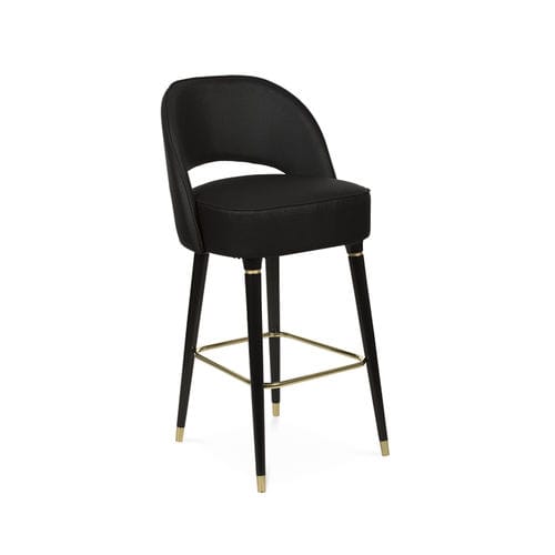 Sedia alta moderna - COLLINS - Essential Home - da interno / in velluto / in metallo