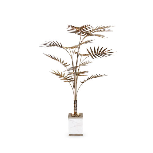 Lampada da pavimento - IVETE - Essential Home - in ottone / in marmo / in ottone placcato oro