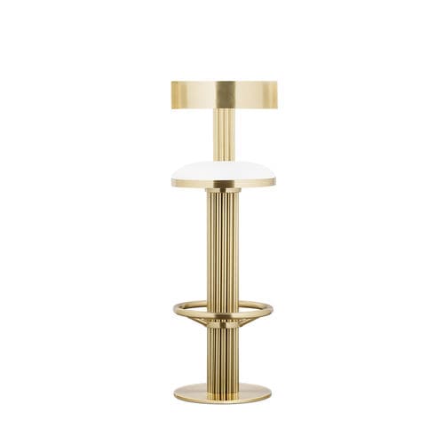 Sedia alta contemporanea - KELLY  - Essential Home - da interno / da esterno / in pelle
