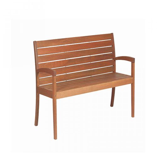 Panca da giardino contemporanea - VILA RICA - Butzke - in legno / con schienale / con braccioli