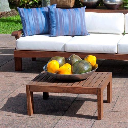 Tavolino basso contemporaneo - JACARTA - Butzke - in legno / rettangolare / per uso residenziale