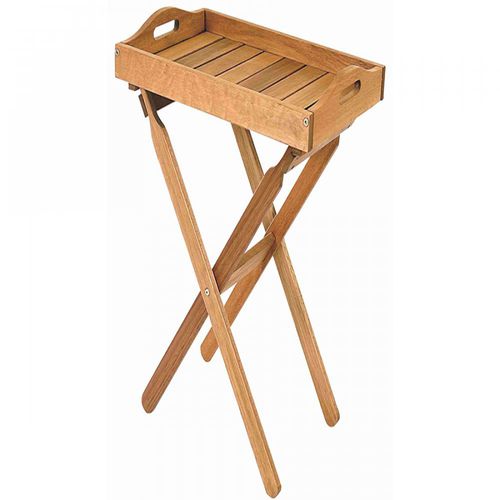 Tavolo d'appoggio contemporaneo - ITAPUÃ  - Butzke - in legno / rettangolare / pieghevole