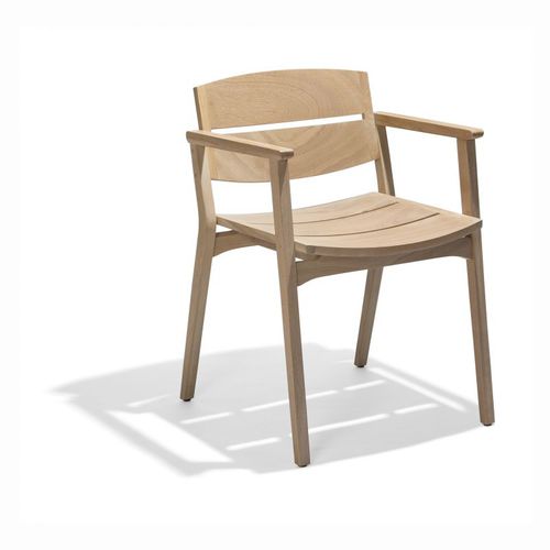 Sedia contemporanea - JANDAIA - Butzke - da esterno / in legno / per uso residenziale